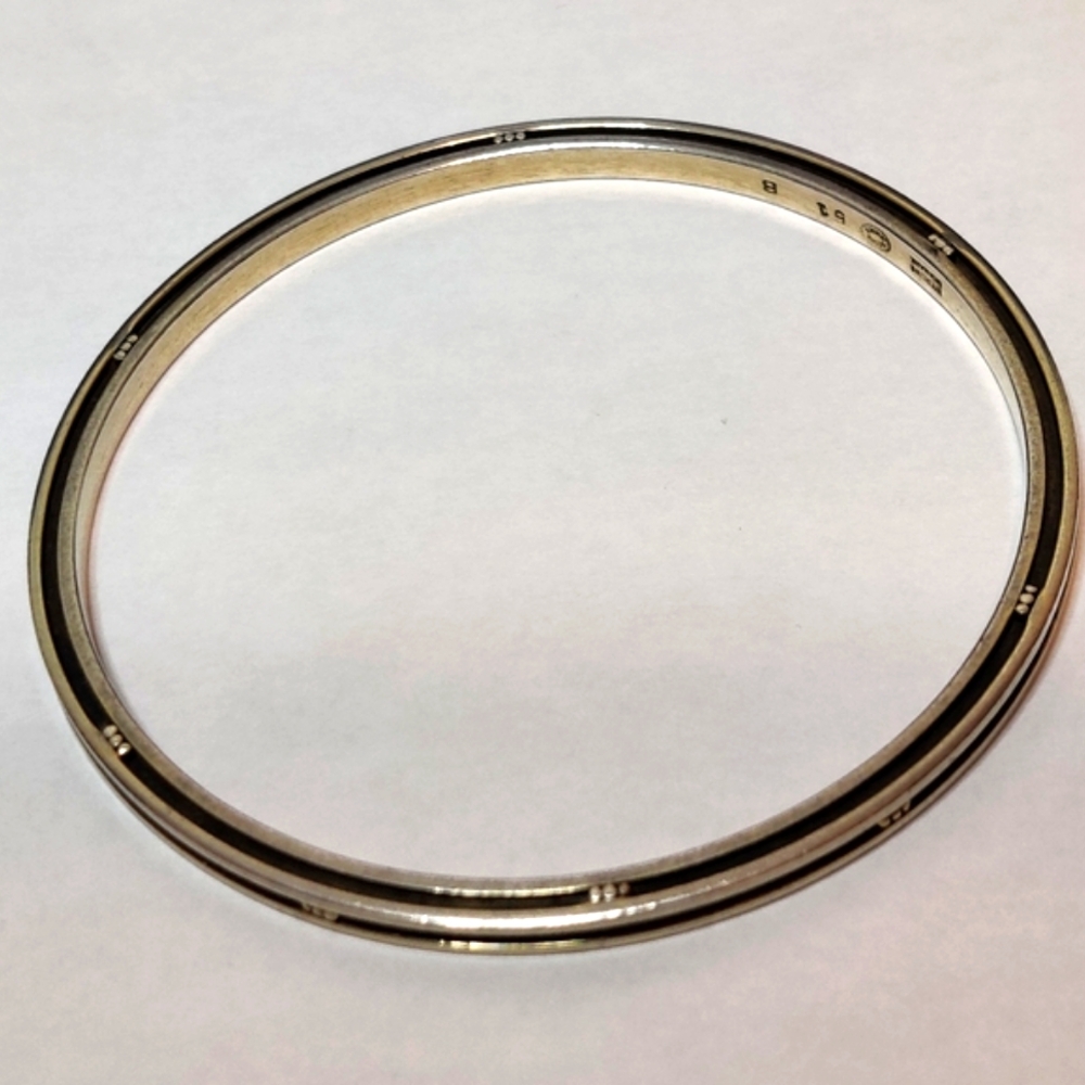 Vintage Georg Jensen Sterling Silver Bangle Bangle Bracelet